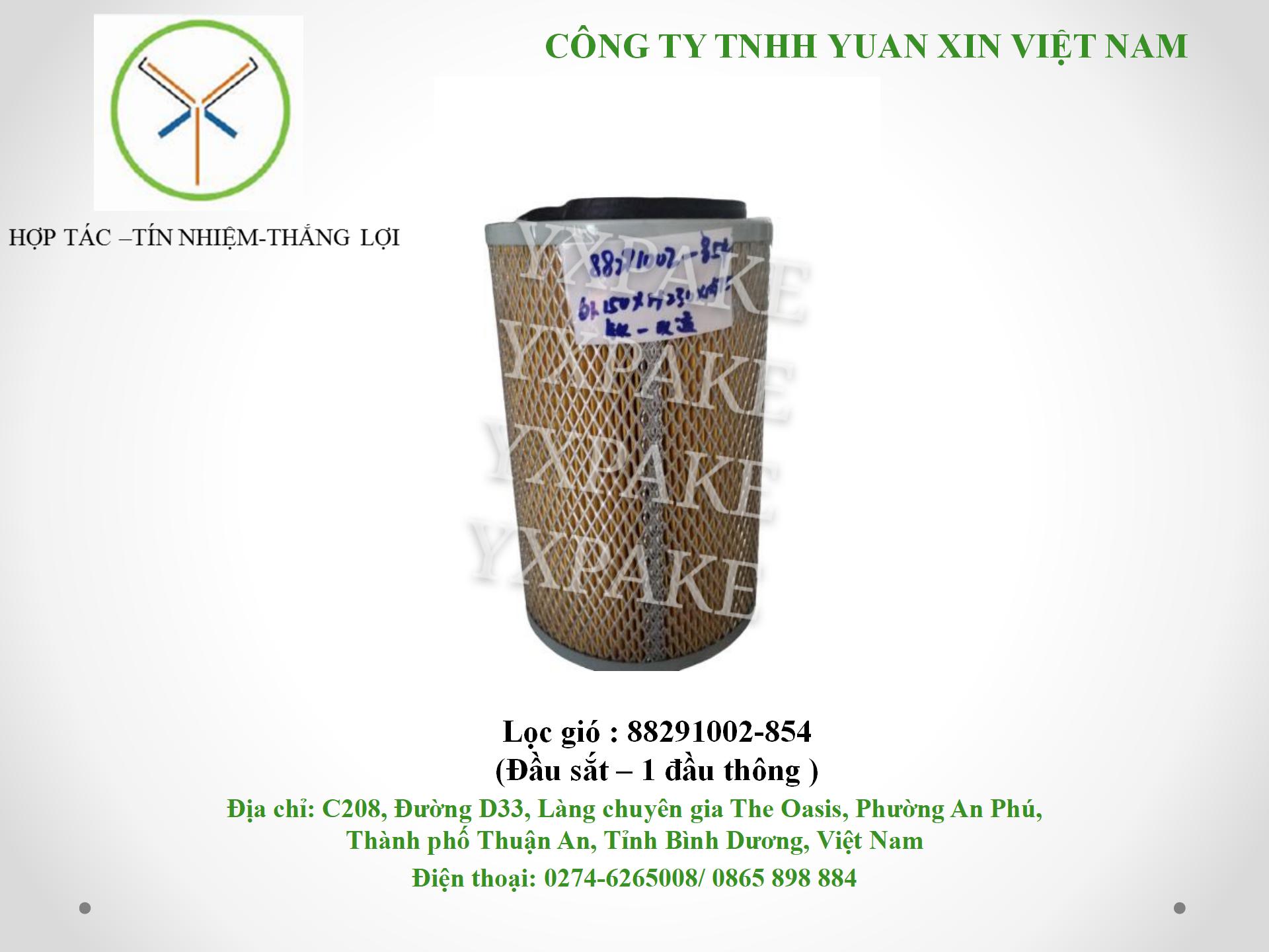 mẫu lọc gió88291002-854