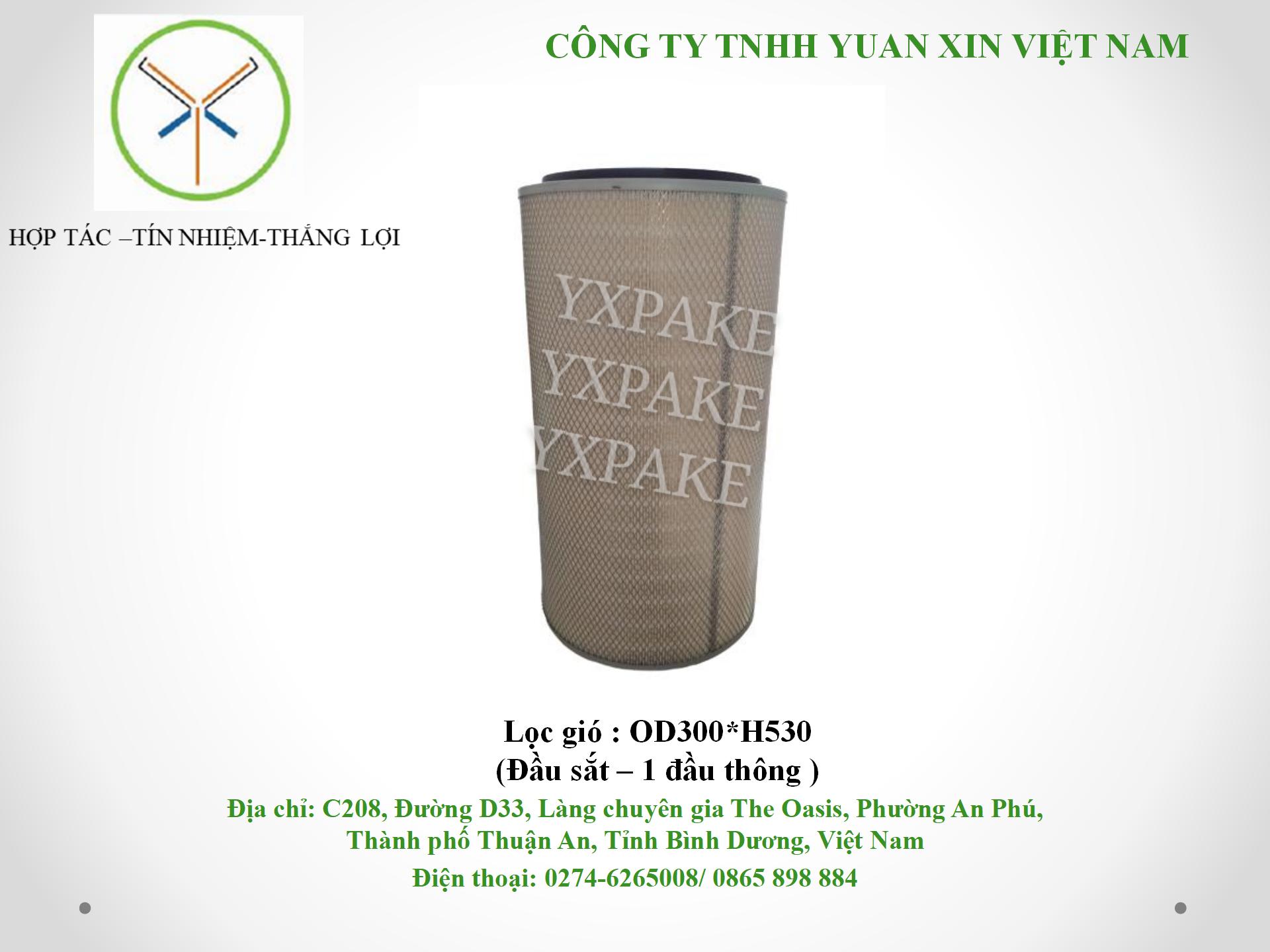 mẫu lọc gióOD300*H530