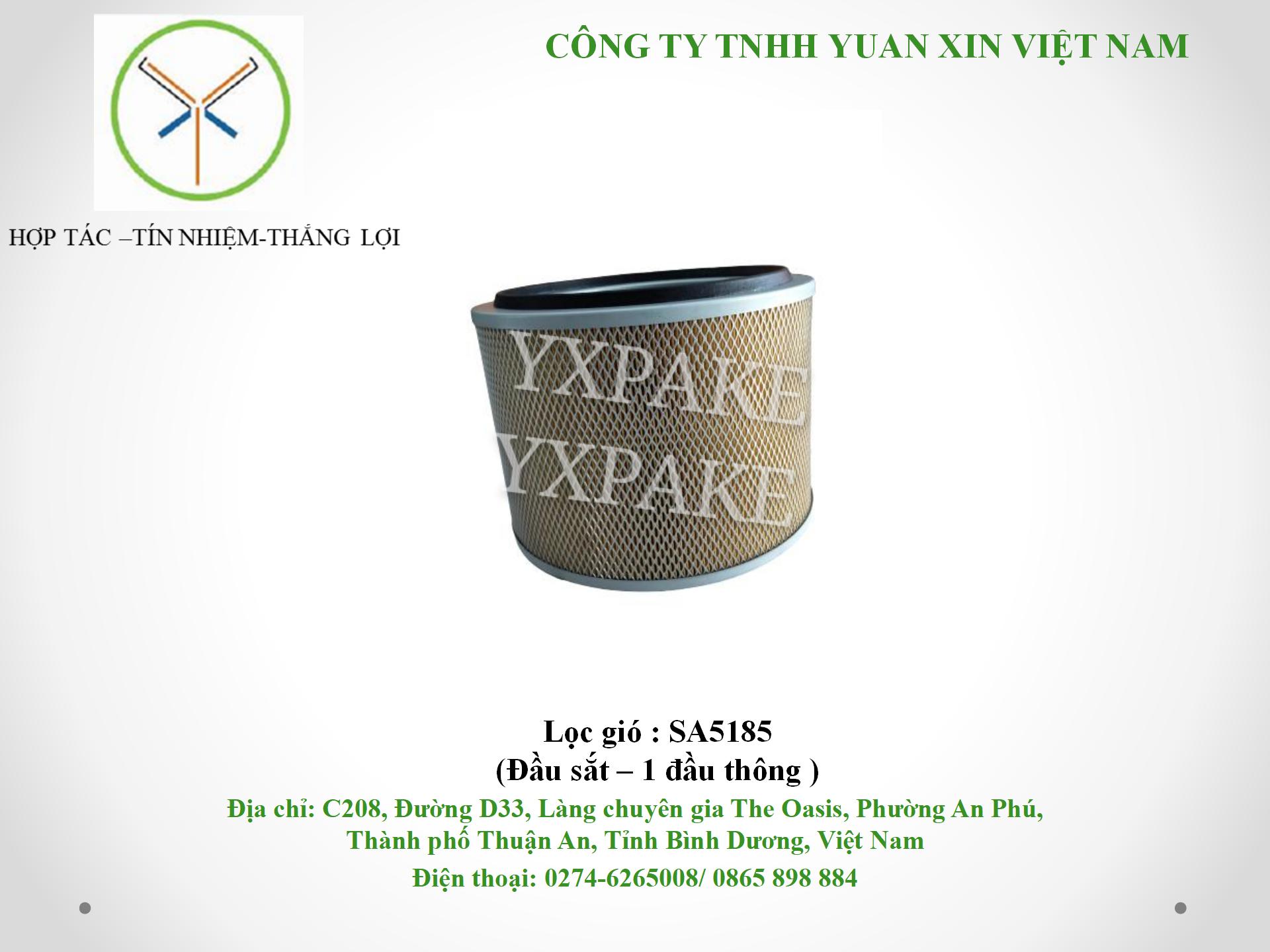 mẫu lọc gióSA5185