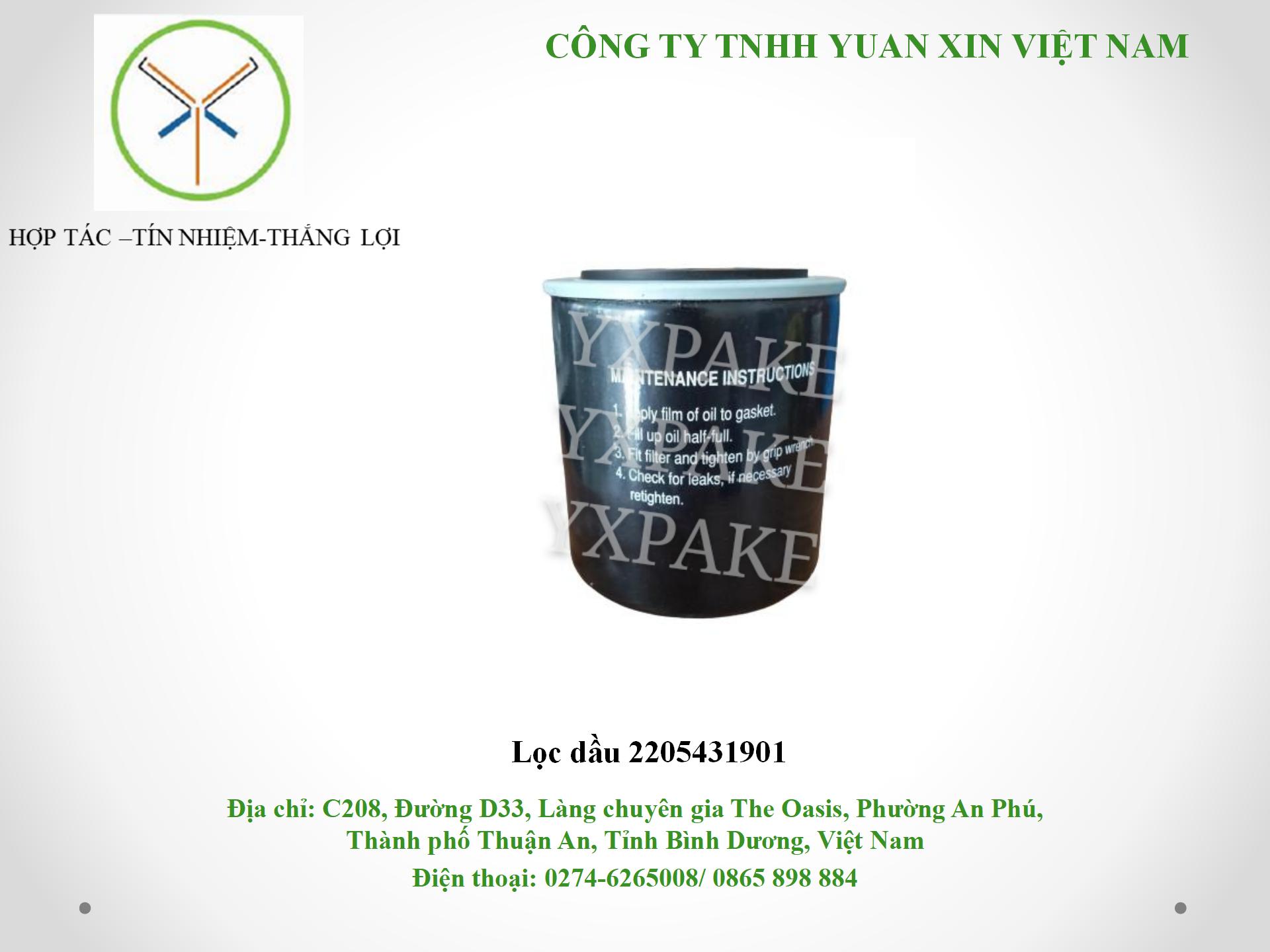 mẫu lọc dầu2205431901