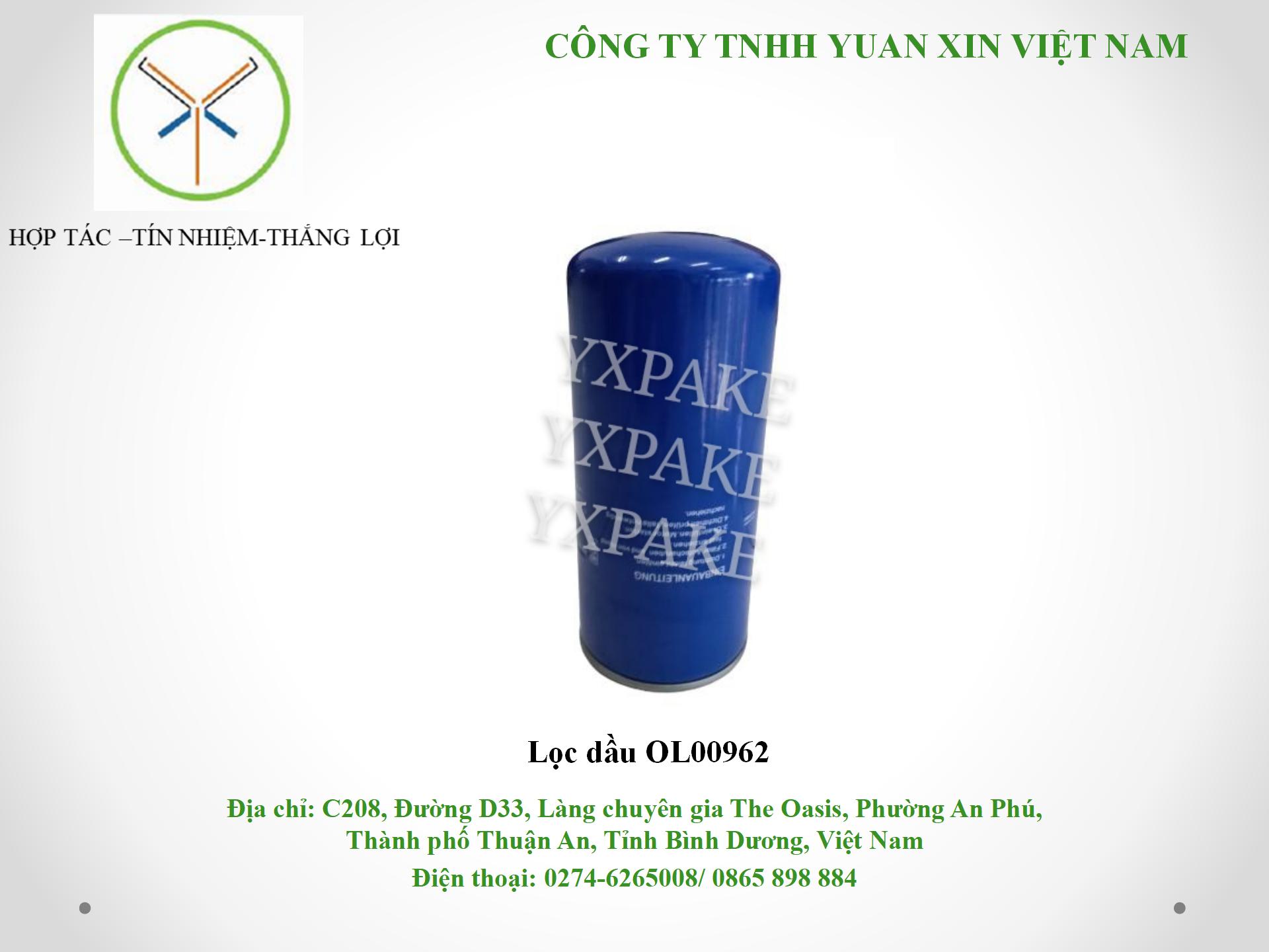 mẫu lọc dầuOL00962