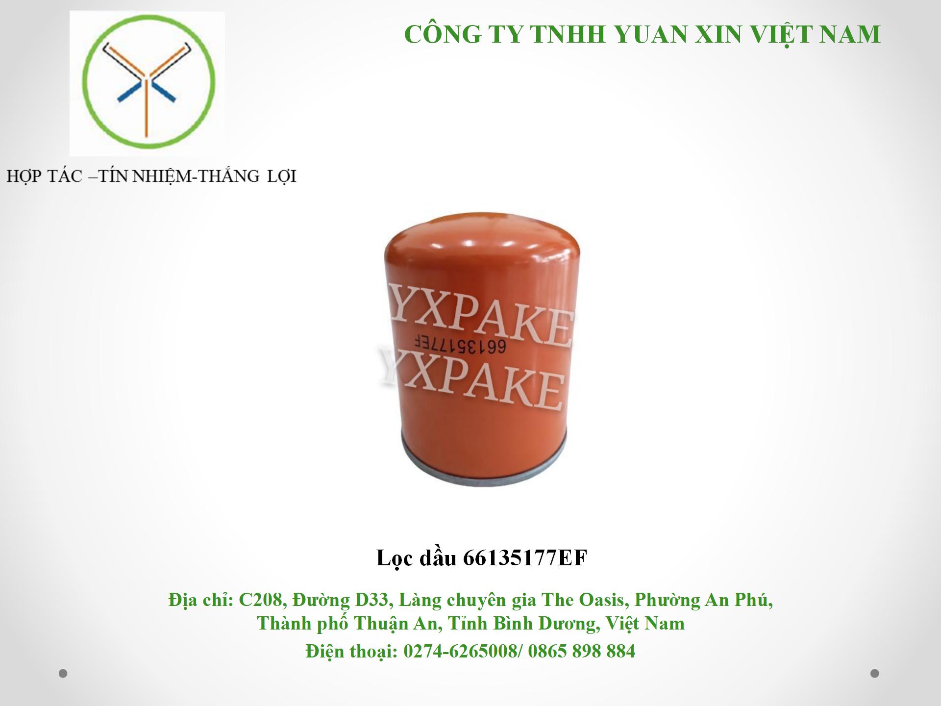 mẫu lọc dầu66135177EF