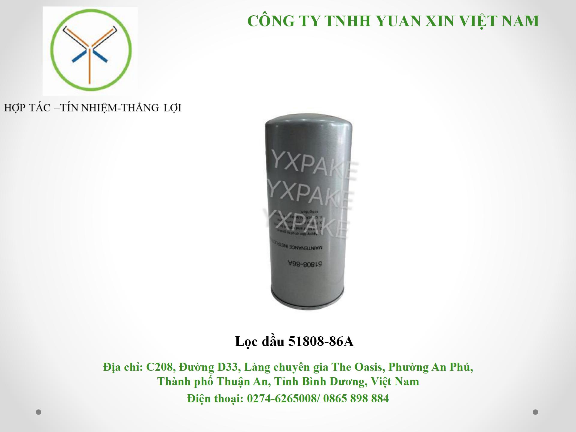 mẫu lọc dầu51808-86A