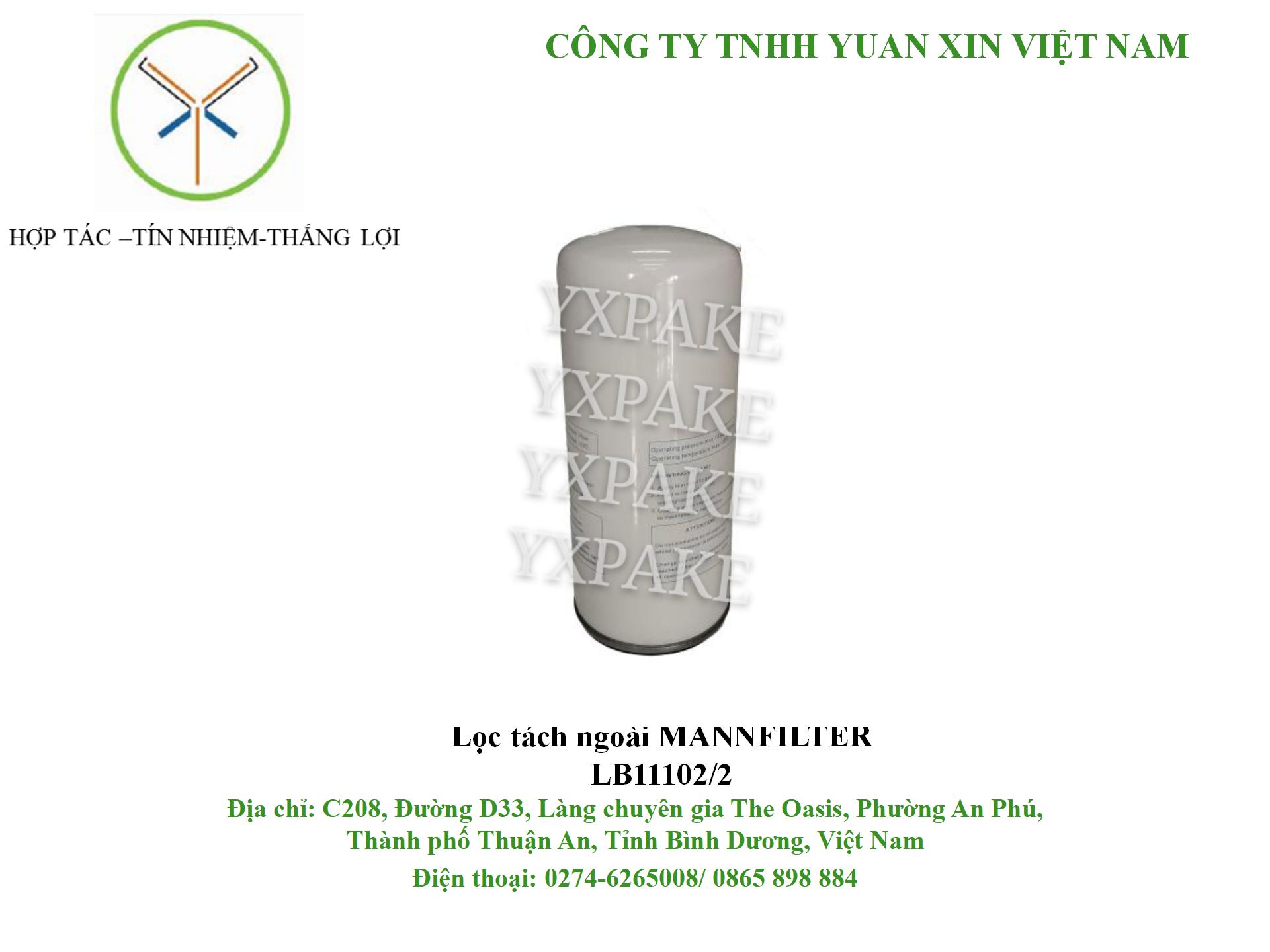 mẫu lọc táchLB11102/2