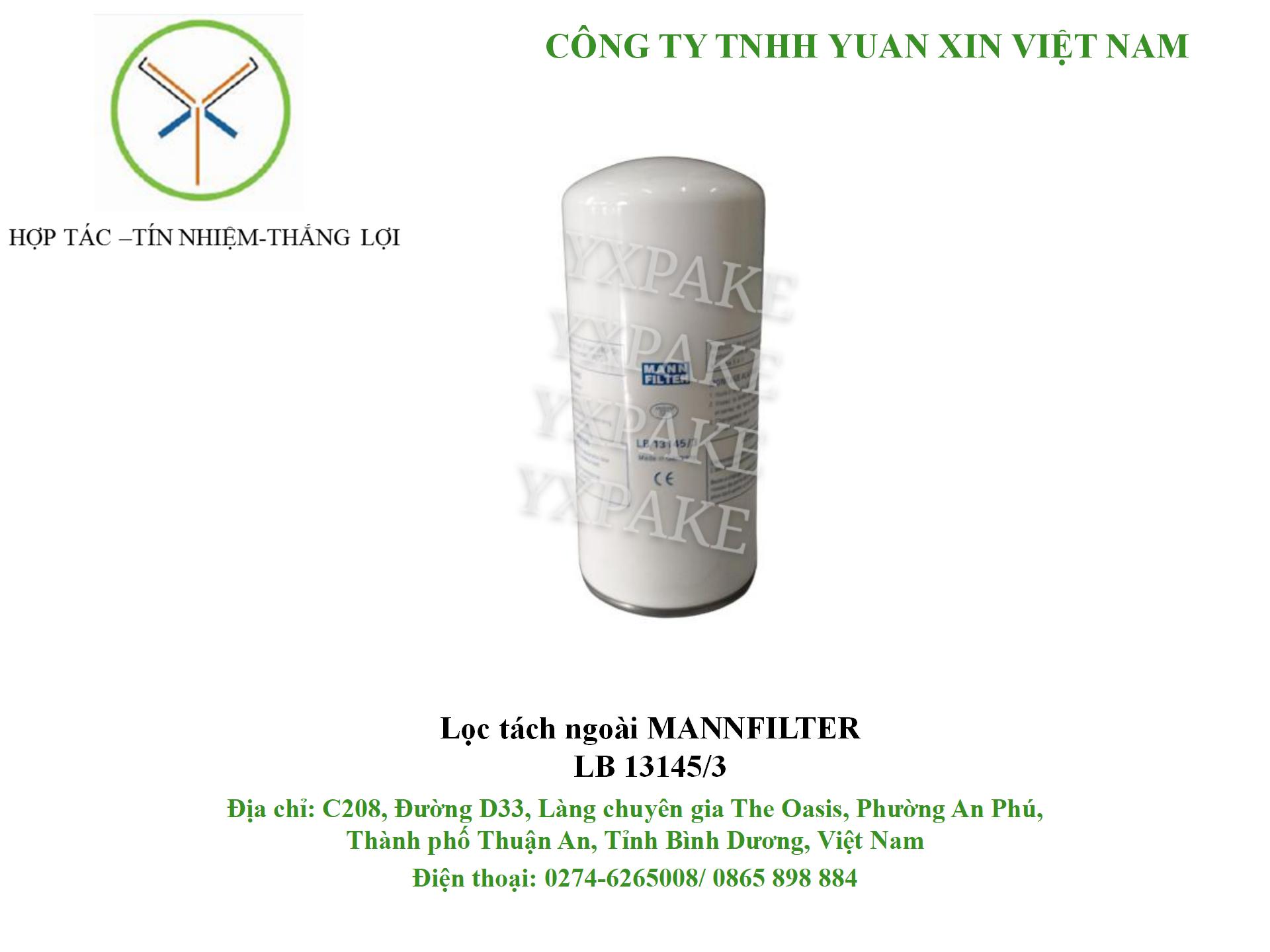 mẫu lọc táchLB13145