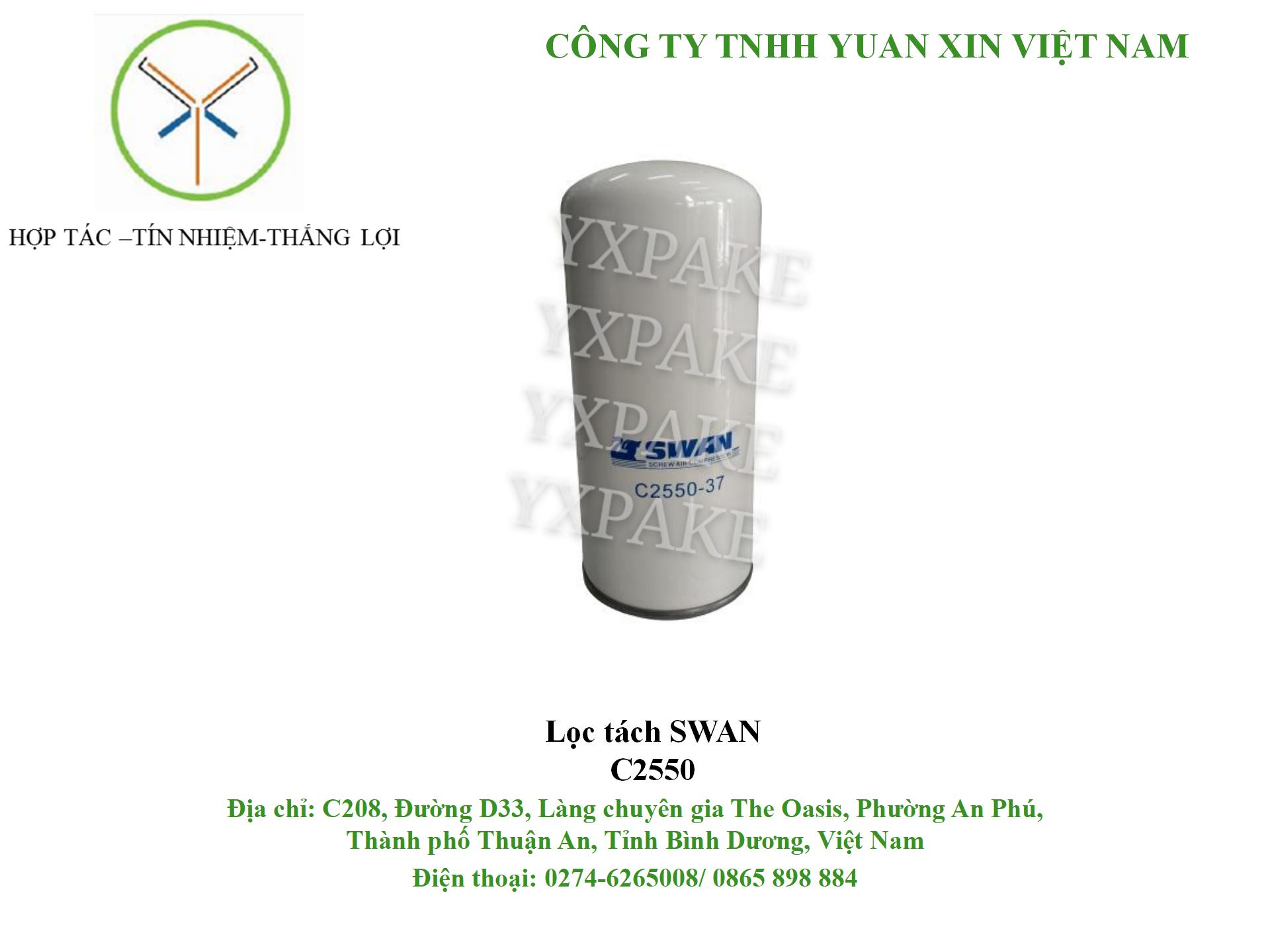 mẫu lọc táchC2550-37