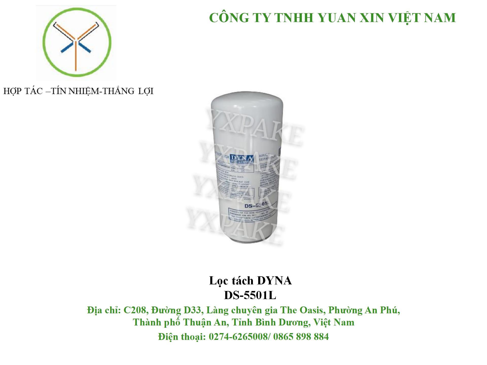 mẫu lọc táchDS-5501L