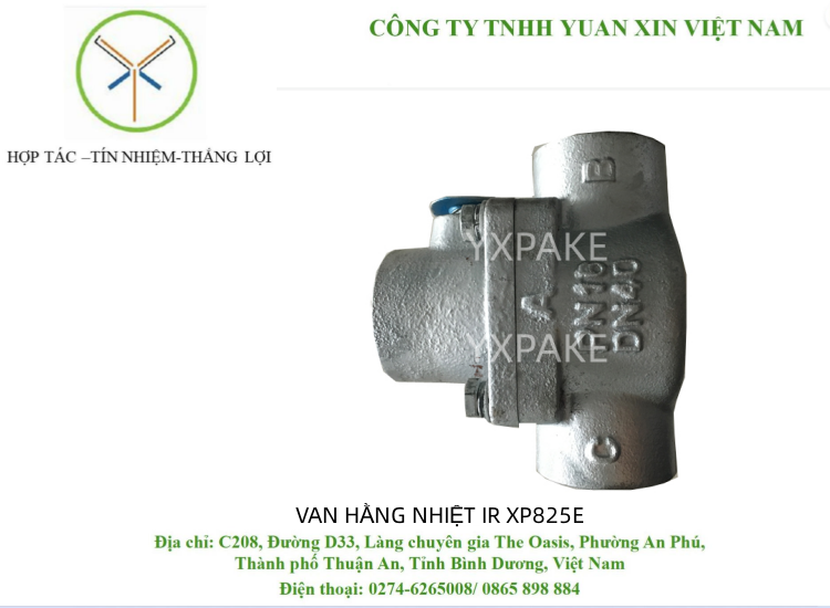 VAN HẰNG NHIỆT IR XP825E
