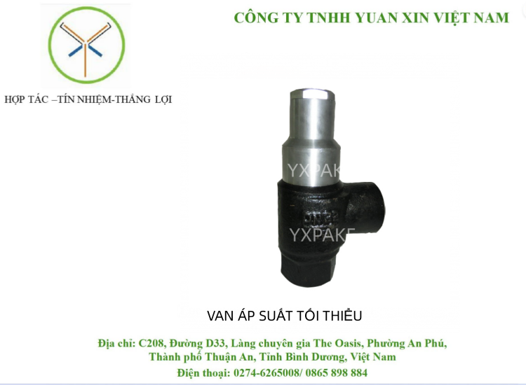 VAN ÁP XUẤT TỐI THIỂU