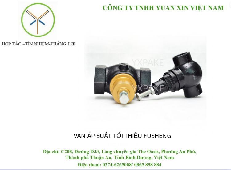 VAN ÁP SUẤT TỐI THIỂU FUSHENG