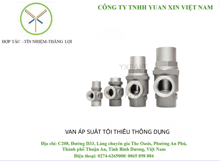 VAN ÁP SUẤT TỐI THIỂU THÔNG DỤNG