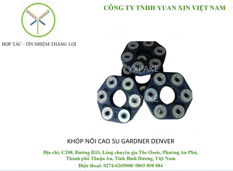 KHỚP NỐI CAO SU GARDNER DENVER