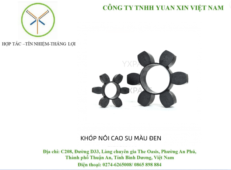 KHỚP NỐI CAO SU MÀU ĐEN