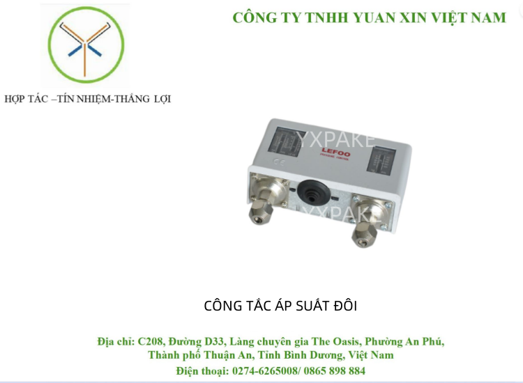 CÔNG TẮC ÁP SUẤT ĐÔI
