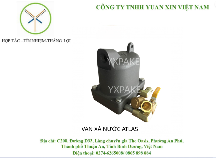 VAN XẢ NƯỚC ATLAS
