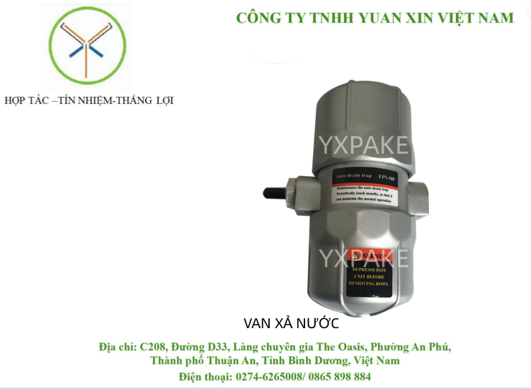 VAN XẢ NƯỚC