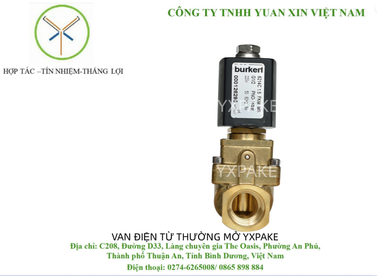 VAN ĐIỆN TỪ THƯỜNG MỞ YXPAKE