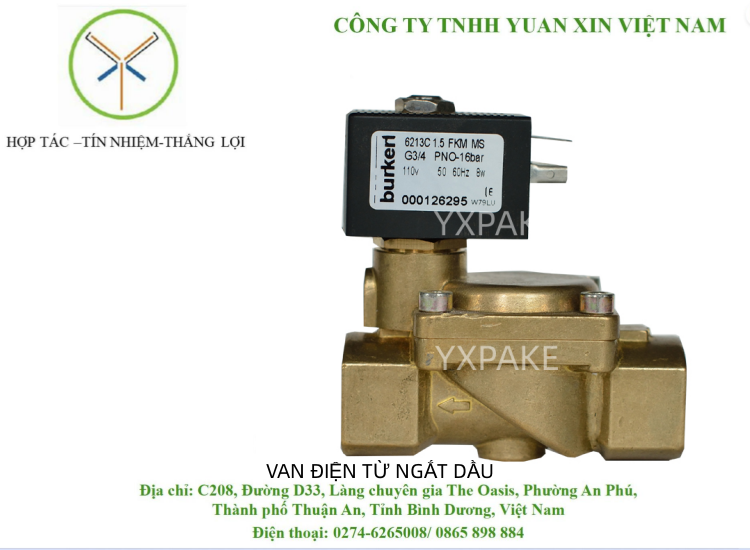 VAN ĐIỆN TỪ NGẮT DÀU