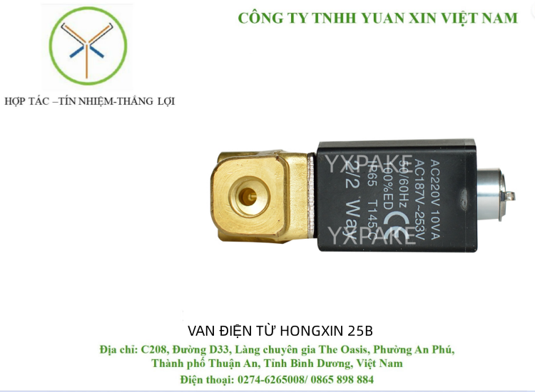 VAN ĐIỆN TỪ HONGXIN 25B