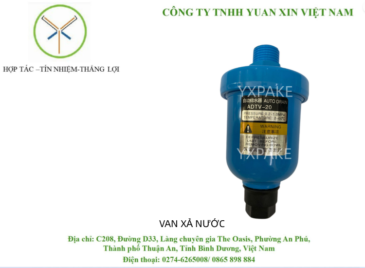 VAN XẢ NƯỚC
