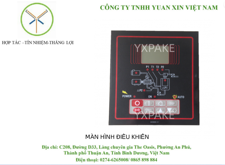 MÀN HÌNH ĐIỀU KHIỂN