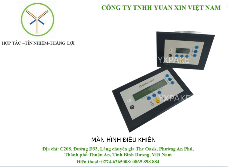 MÀN HÌNH ĐIỀU KHIỂN